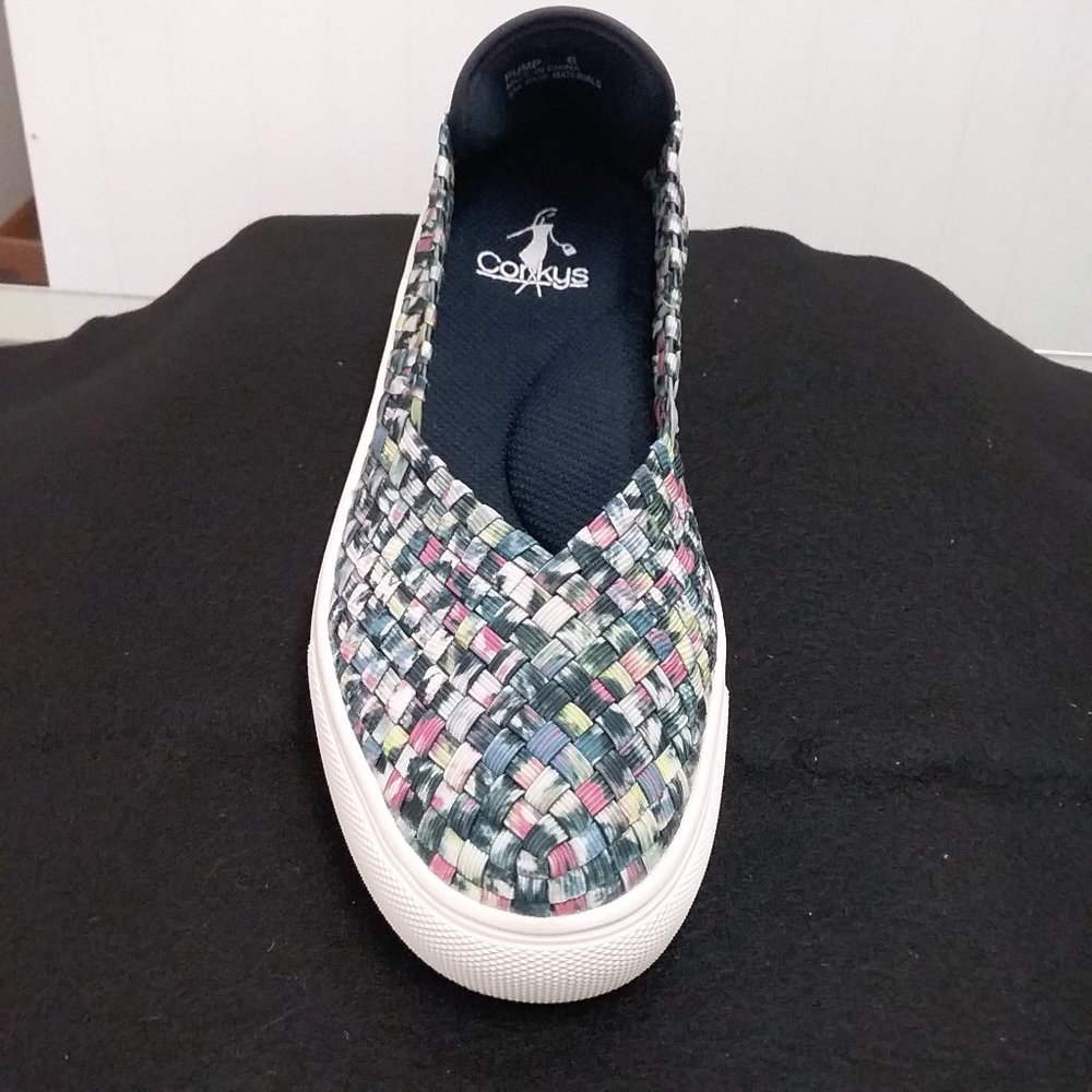 Corkys "Pump" Woven Elastic Memory Foam Fl - image 1